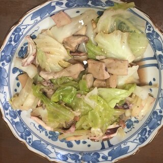イカの中華風やわらか野菜煮込み！
